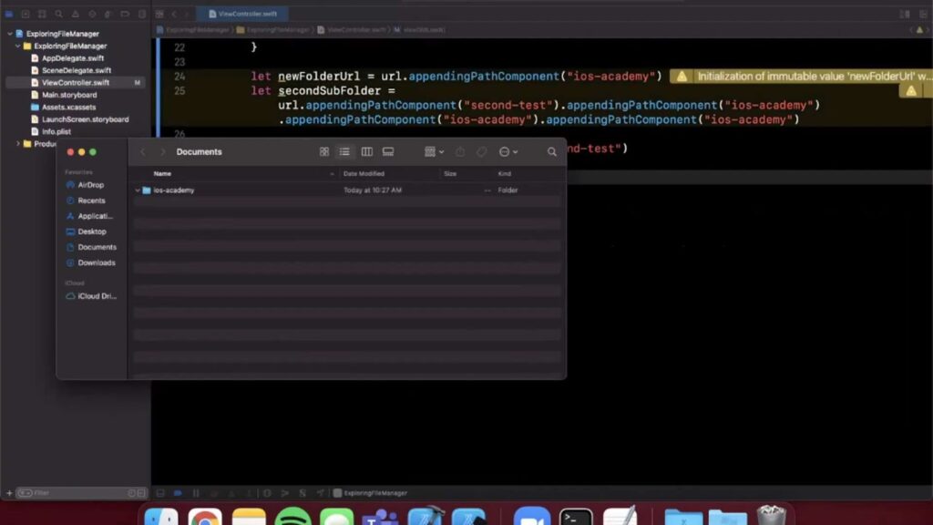 Process of creating ios8 swift