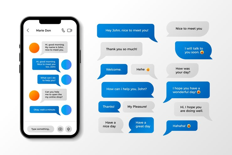 SMS Chat Screen